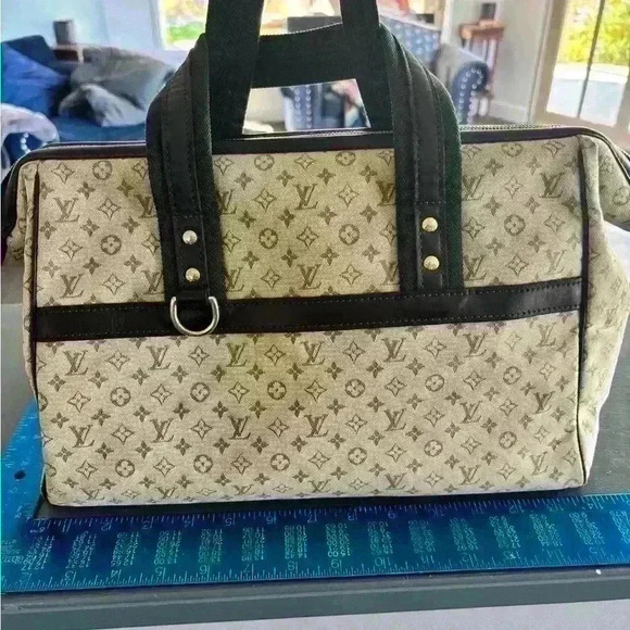 Louis Vuitton denim Josephine EUC in Olive Green “One of one. Will not relist.” - Picture 14 of 17